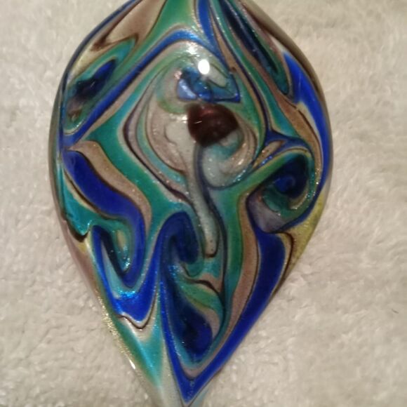 GLASS ART PENDANT 3" - Picture 2 of 4
